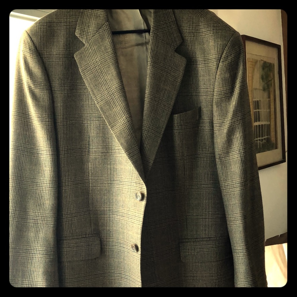 Patrick James Plaid Sports Coat
